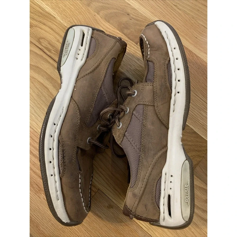 Dunham‎ Captain Loafer Boat Shoes Mens 7D Deck Leather Rollbar